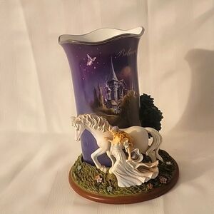 Twilight Enchantment Votive Candleholder "Believe"